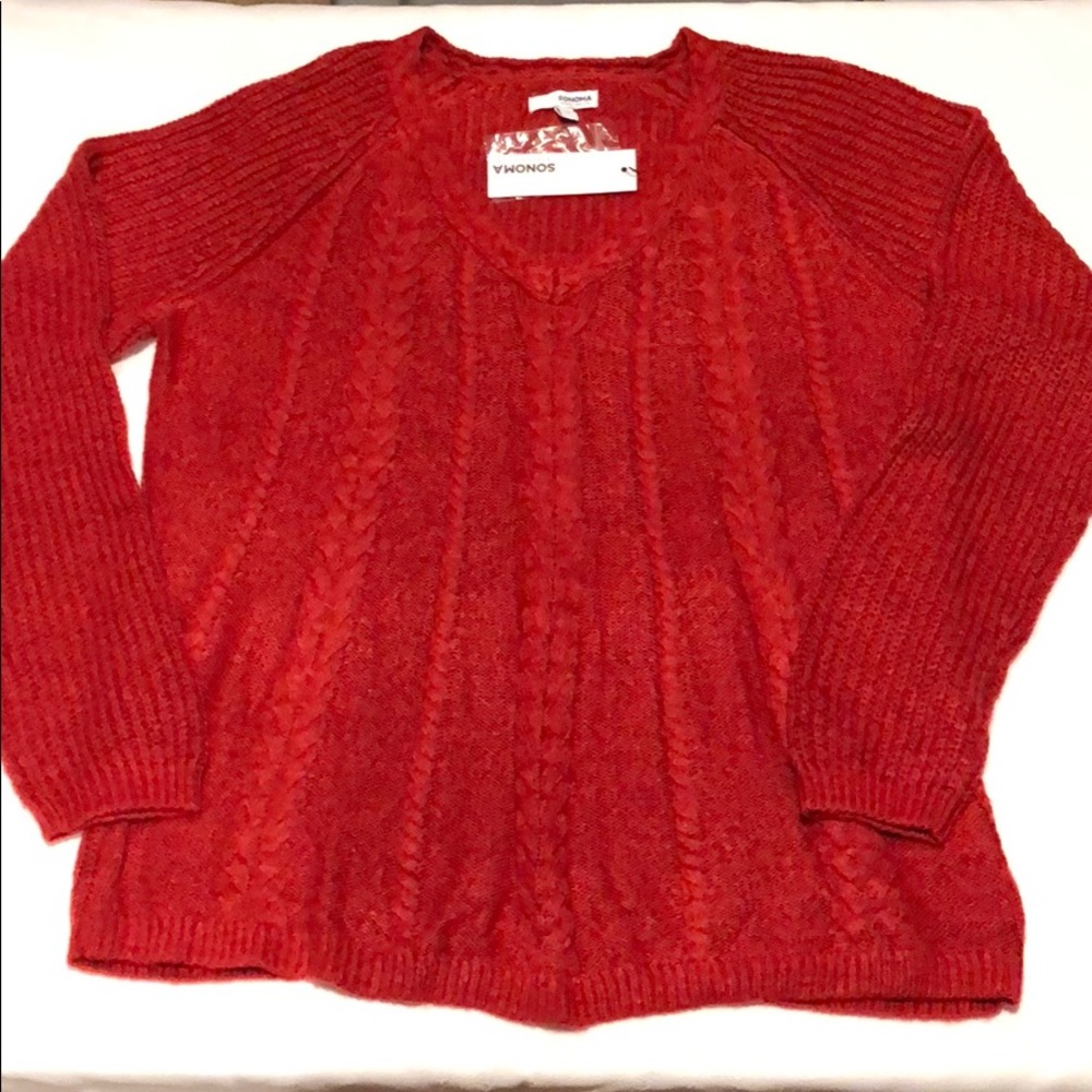 V neck sweater
